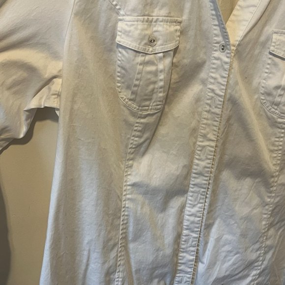 LANE BRYANT | Women's Button Down Shirt White - Picture 5 of 9